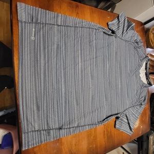 Russell athletic training grey and white patterned tee size M